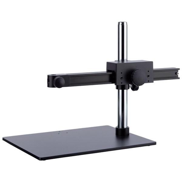 Amscope Single Arm Boom Stand for Stereo Microscopes Square Arm, Pin